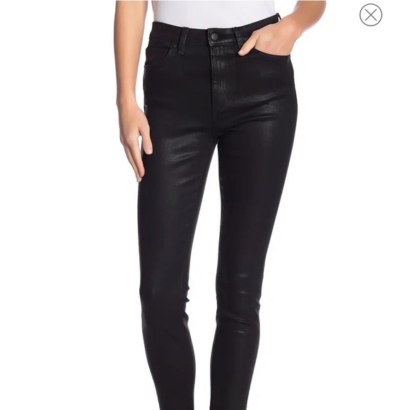 Joe's Coated Jeans Black Skinny Angle Jeans - Picture 5 of 5